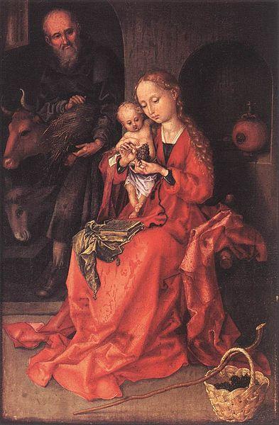 Martin Schongauer The Holy Family